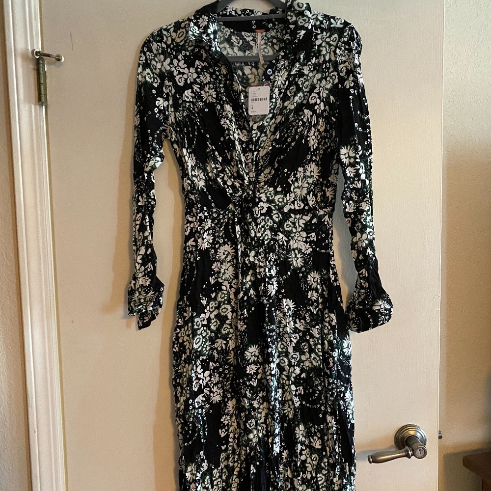 Free People Tough Love Shirt Dress